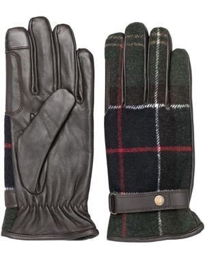 Barbour Aubrey Tartan Handschoenen - Zwart