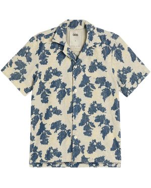 Oas Short Sleeve Shirts - Bleu