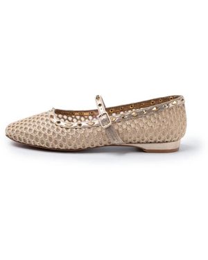 Emanuélle Vee Ballerina Shoes - Natural