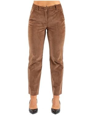 Weekend by Maxmara Slim-Fit Trousers - Brown