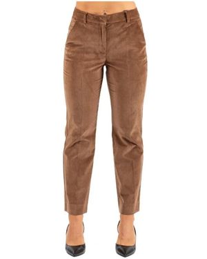 Weekend by Maxmara Slim-Fit Trousers - Brown
