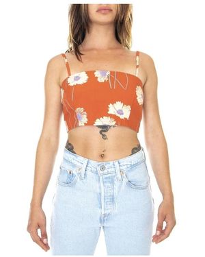 Obey Sleeveless Tops - Blanco