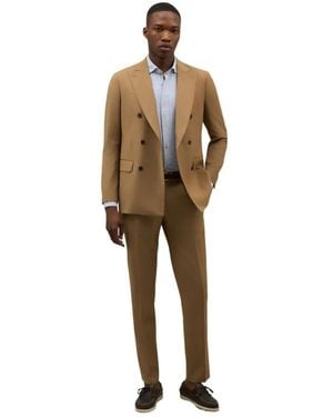 Boglioli Double Breasted Suits - Metallic
