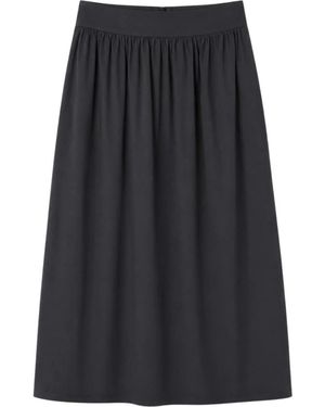 Gran Sasso Midi Skirts - Grey
