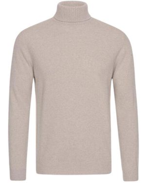 Oscar Jacobson Hellbrauner Rollkragenpullover - Grau