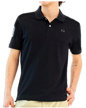 La Martina Polo Shirts - Black