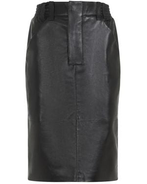 Saint Laurent Midi Skirts - Gris