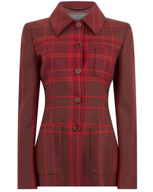 Alberta Ferretti Light Jackets - Red