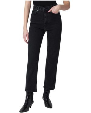 Anine Bing Cropped Jeans - Blue
