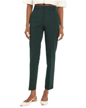Pinko Broeken ,Groen ,Polyester Bello Pantalone Punto Stoffa