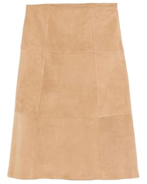Yerse Leather Skirts - Neutro
