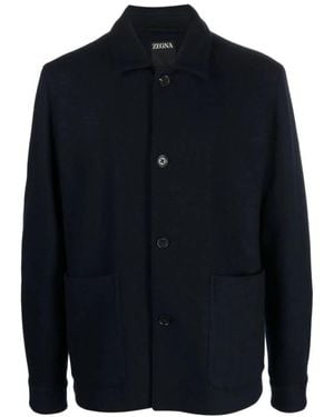 ZEGNA Light Jackets - Blue