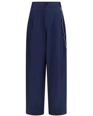 DARKPARK Phebe Wijde Broek - Blauw