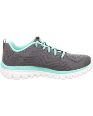 Skechers Casual Schnürschuhe - Blau
