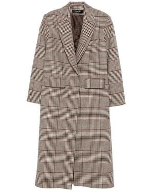 FEDERICA TOSI Single-Breasted Coats - Brown