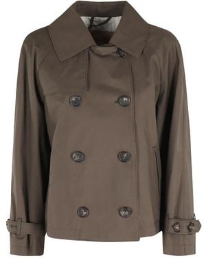 Max Mara Trench Coats - Green