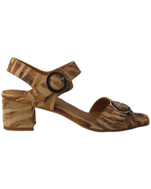 Calce High Heel Sandals - Marrone