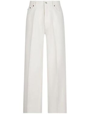 Celine Slim-Fit Jeans - White