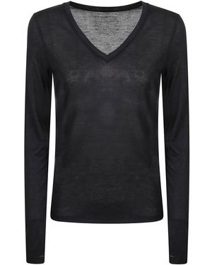 Majestic Filatures Long Sleeve Tops - Black