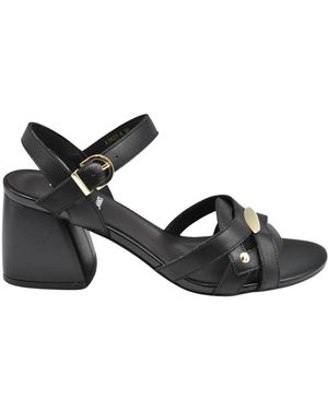 Jeannot High Heel Sandals - Negro