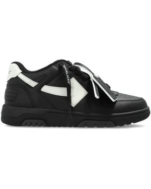 Off-White c/o Virgil Abloh Schoenen ,Zwart ,Leer Out Of Office Sneakers