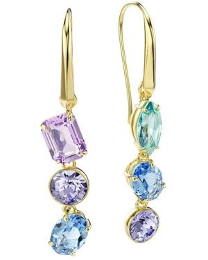 Swarovski Gema Drape Ohrringe - Blau