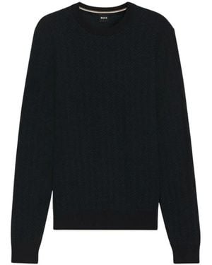 HUGO H-Habito Sweater - Zwart