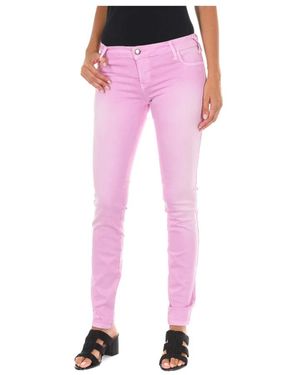 Met Slim Fit Jeans - Roze