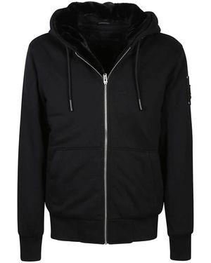 Moose Knuckles Hoodies & Sweatvesten ,Zwart ,Katoen Classic Bunny Sweatshirt