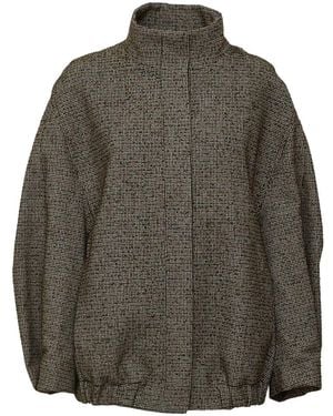 Dries Van Noten Voles Jacke - Grün