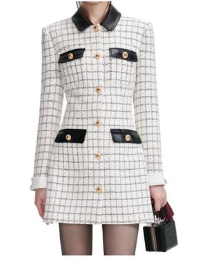 Self-Portrait Short Dresses - Bianco