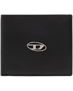 DIESEL Bifold geldbörse mit logo - Schwarz