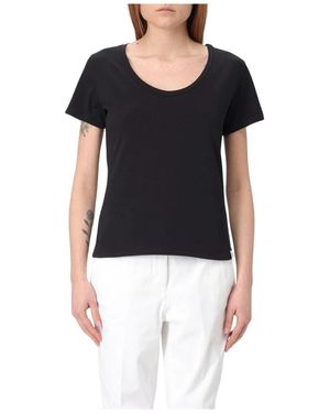 Peuterey T-Shirt Met Ronde Hals Van Katoen - Zwart