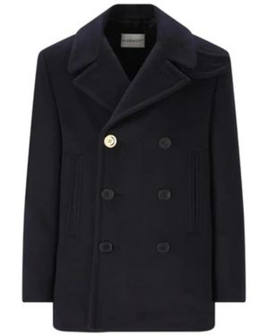 Givenchy Jassen ,Blauw ,Wol Double-Breasted Caban