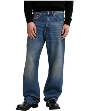 MSGM Loose-Fit Jeans - Blu