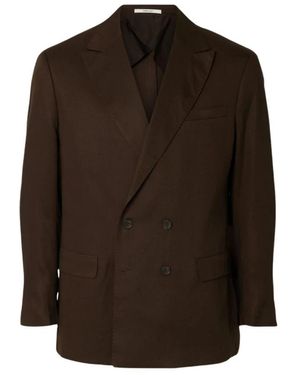 SELECTED Jassen ,Bruin ,Relaxed Kim Double-Breasted Blazer