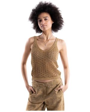 Marella V-Neck Knitwear - Marron