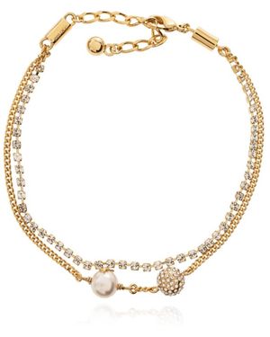 Jimmy Choo Auri Anklet - Metallic
