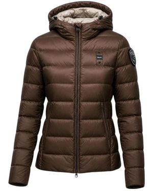Blauer Winter Jackets - Marrón