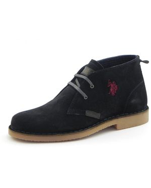 U.S. POLO ASSN. Lace-Up Boots - Blue