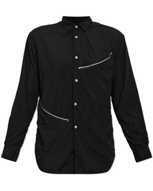 Comme des Garçons Shirt Met Een Ritsvak - Zwart