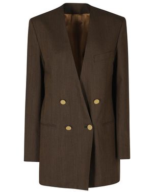 Alberta Ferretti Blazers - Brown