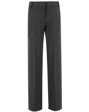 Ermanno Scervino Elegante Viscose Broek - Grijs