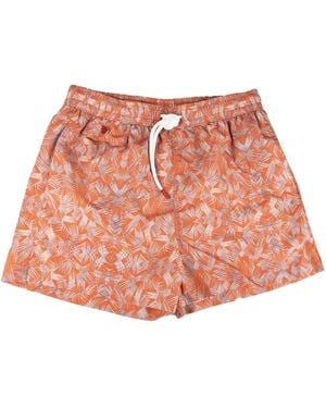 Kiton Badeshorts Regular Fantasy - Rot