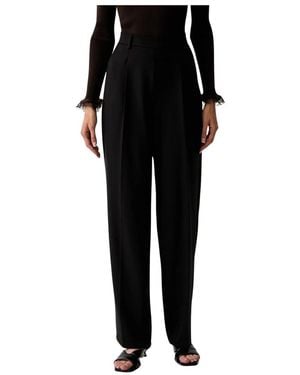 Twinset Wide Trousers - Negro