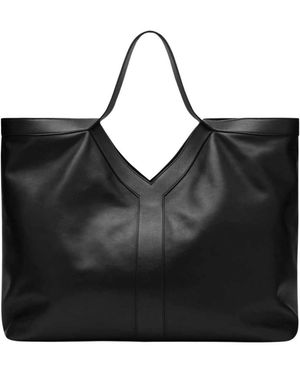 Saint Laurent Tassen ,Zwart ,Leer Y Maxi Tote