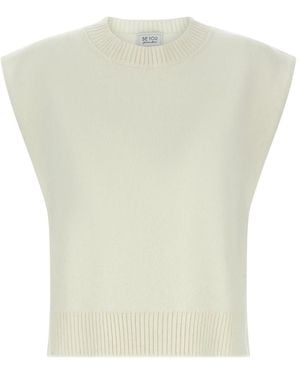 Be You Cashmere Knitwear - Blanco