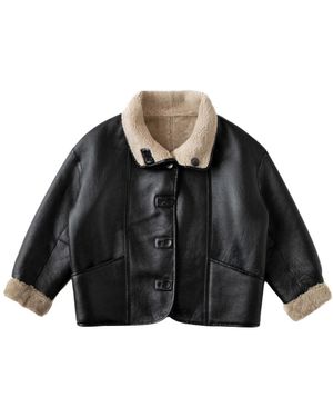 Just things we like Faux Fur & Shearling Jackets - Black