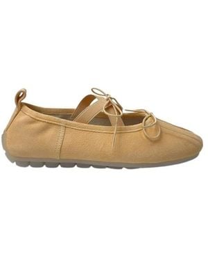 Simone Rocha Schoenen ,Leer Ballerina Grip - Metallic