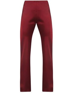 Jucca Straight Trousers - Red